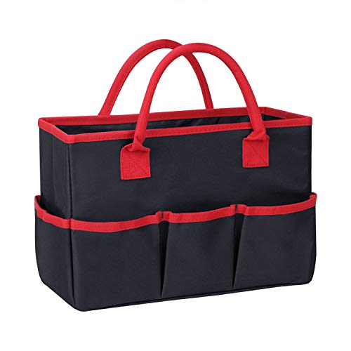 Multi-Purpose Large Desktop Organizer Fundamentals Art File Folder Storage Bag Foldable Gardening Tool Bag Make-Up Office Supplies Tote #TOP2