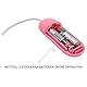 LYAMais Männlichen Harnröhren Dilatator Mini Vibrator mit 10 Vibrationmode, Edelstahl Wasserdicht Penis Plug Vibrierende Ei Harnröhre Stimulator Prostata Massage SM Sex Spielzeug FüR Männer(Rosa)