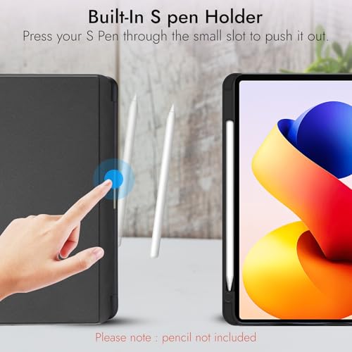Image of Robustrion Cover for Redmi Pad 2 Pro 12.1 inch Cover Case with [Pencil Holder], Folio Cover Case for Redmi Pad 2 Pro Tablet Cover [Auto Sleep Wake Support] - Hippy