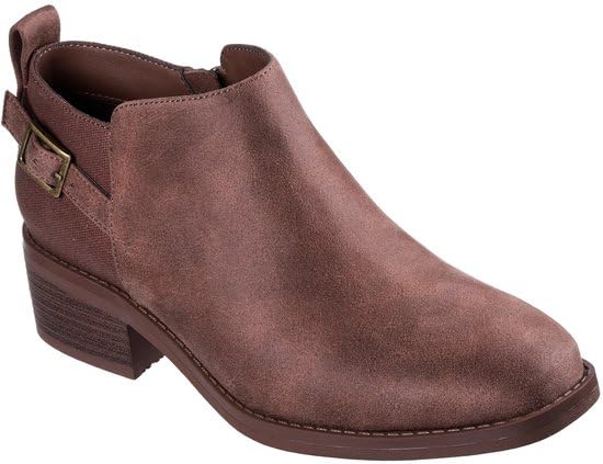 Skechers Mujer Bobs Wander Luxe Botas, Brown Textile Synthetic, 37 EU