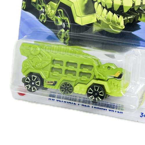 Hot Wheels T Rex Transporter Verde 1:64 miniatura 2