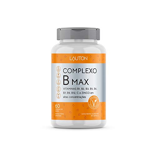 Complexo B Max - 60 Cápsulas - Lauton