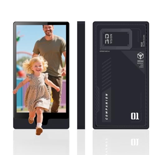 3D Spatial Display Black Digital Picture Frame