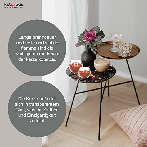 KOTARBAU® Duftkerze Duftkerze im Glas Brenndauer bis zu 28 Stunden Geschenke mit Angenehmer Duft Aromatherapie Dekorations-Kerzen Winter Cookies – Bild 5