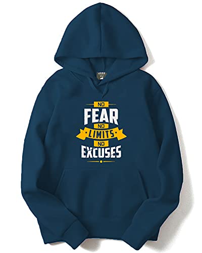 Image of ADRO Cotton Blend Men Hooded Sweatshirt