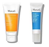 Murad Essential-C Bundle with Facial Cleanser - Vitamin & Antioxidant Rich Treatment, 2 Fl Oz and Oil & Pore Control Mattifier SPF 45 - Facial Moisturizer, 1.7 Fl Oz