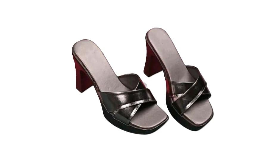 Amore Fashions Elegant Party Designs Heel Sandals for Women with Designer Touchs And-picture-10