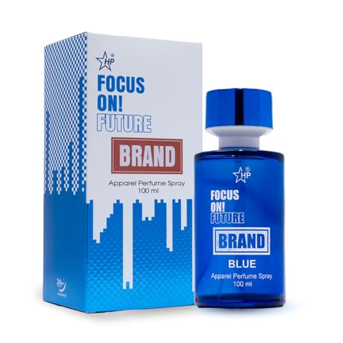 Image of HP Brand Blue Apparel Perfume Spray, 100 ml, Unisex Aromatic Fougere Fragrance