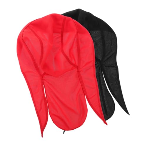 VALICLUD 2pcs Outdoor Bandana Hat Breathable Helmet Liner Caps for Cycling Comfortable Fit