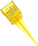 Generico Helles Gelb Großer Mund Regenmesser/Sprinkler aus Kunststoff für