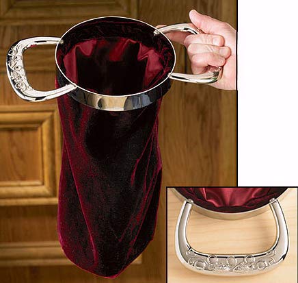 offering bag with handle