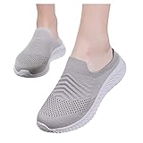 AMDBEL Women's Fashion Sneakers Loafers & Slip-ons Mules,Skin-Friendly Wove Mesh Upper Round Toe Slingback Rubber Outsole Comfortable Memory Foam Soft Padded Insole Outdoor Walking Shoes Mules 01