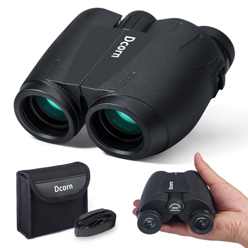 Dcorn 10x25 Binoculars for Adults and Kids,...