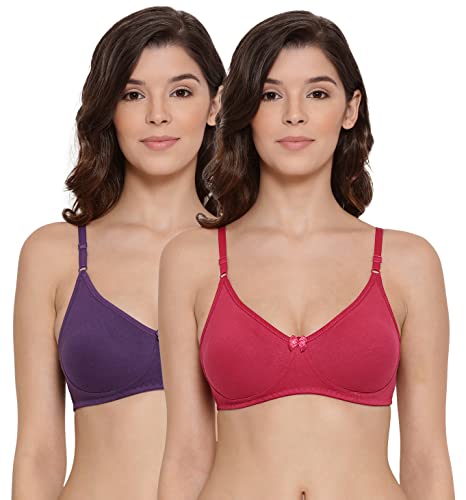 Image of Lyra Women's Cotton Non Padded Wire Free T Shirt Bra