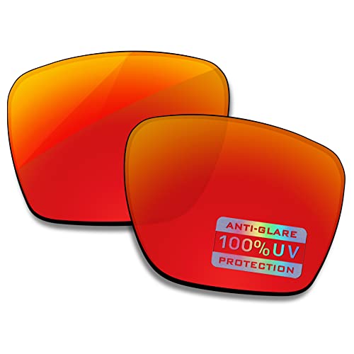 Image of Bowyer POLARIZED Replacement Lenses for Oakley Sylas OO9448 57mm Sunglasses - Fire Red Mirror