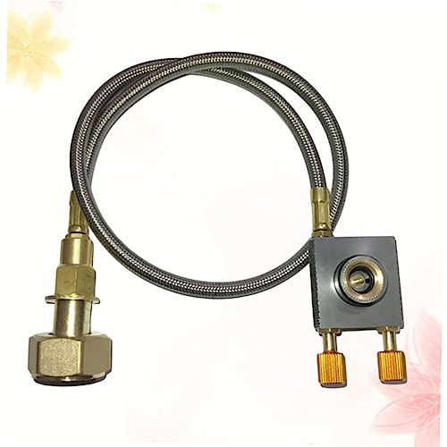 Milisten Flat Gas Tank Inflation Valve Stove Inflation Adapter for Camping Fuel Canister Construction -Butane Fuel Compatible3