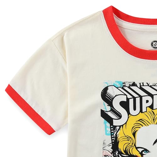 Image of DC Comics Supergirl Girls Short Sleeve T-Shirt for Big Kids