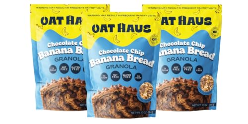 Oat Haus Chocolate Chip Banana Bread Granola 3 Pack –