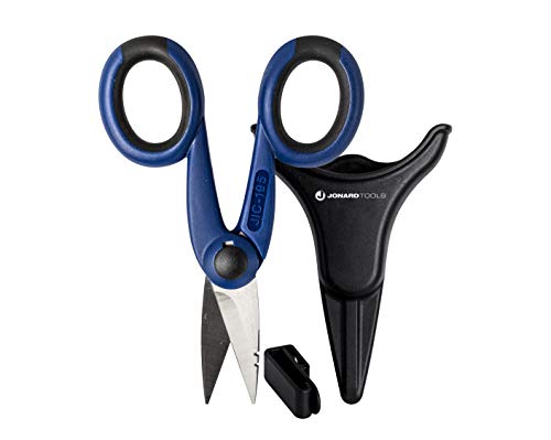 Jonard Tools TK-395 Kit de tijeras y bolsa de comunicación con tijeras de acero inoxidable y bolsa de herramientas moldeada Cover