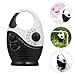 jojofuny Waterproof Shower Radio AM/Battery Powered Portable Speakers with Hook Handle for Shower Rooms Bedside Tables Garages