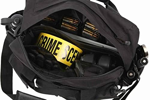 LAPG Camping Jumbo Bail Out Bag - Survival Range Gear With Multiple Pockets, Multi-functional Hiking Bug Out Bag, Black - Image 5