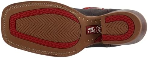 Tony Lama Men's Dusky Bonham 3R Buckaroo Western Boot Square Toe Dark Brown 12 EE US | Image 4