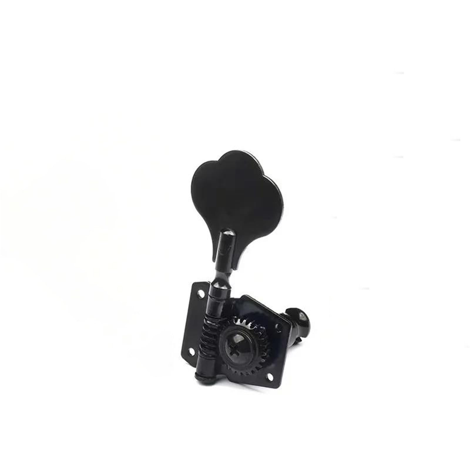 Accesorio De Guitarra Lanzador Afinación Bajo Eléctrico Plateado/negro/dorado Clavijas Guitarra(Black)