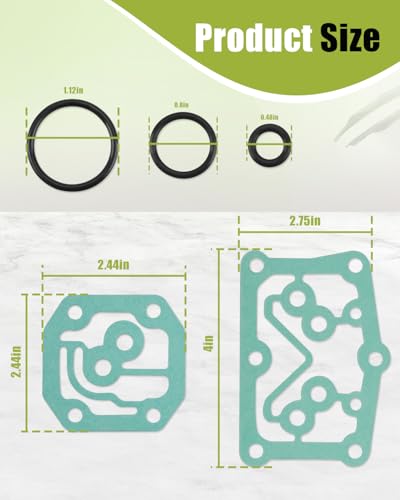 Image of Automatic Transmission Linear Solenoid Gasket and O-Rings Seal Kit Fit for Honda Civic 2006-2013 Fit 2007-2013, Replacement 28262-RPC-000 28252-PRP-000