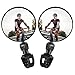 Thlevel 2 Pezzi Specchio Bici, Specchietto Retrovisore per Bicicletta Convesso, Specchietto Retrovisore da Manubrio Regolabile a 360° Universale per Mountain Road Bike