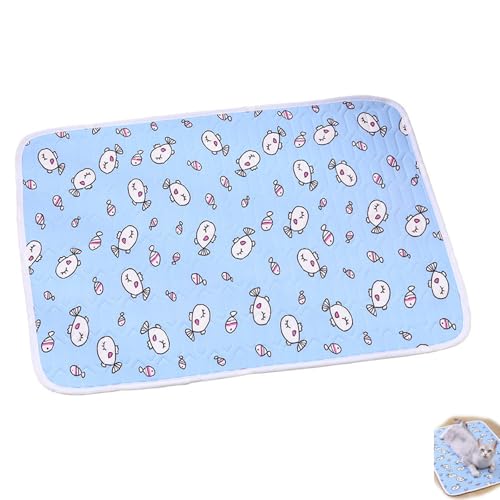 Hundedecke, Rutschfestes Hundebett, Faltbare Hundekissen, Selbstkühlende Hundematte, Breathable Katzendecke, Wasserdicht Waschbar Hundekühlmatte für Kühlende Matte Haustiermatte 50 X 40cm (N)