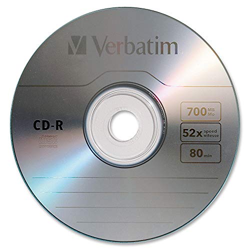Verbatim 94691 Cd Recordable Media - Cd-R - 52X - 700 Mb - 50 Pack Spindle #TOP2