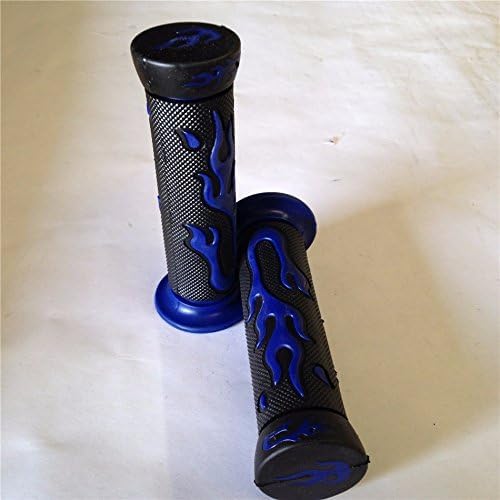 Miniatura 3 de -Flame Gel Style H Grips BLUE ATV QUAD Compatible con KAWASAKI POLARIS SEADOO BOMBARDIER JET SKI ATV FOREMAN RECON RINCON Brute Force Prairie ATV