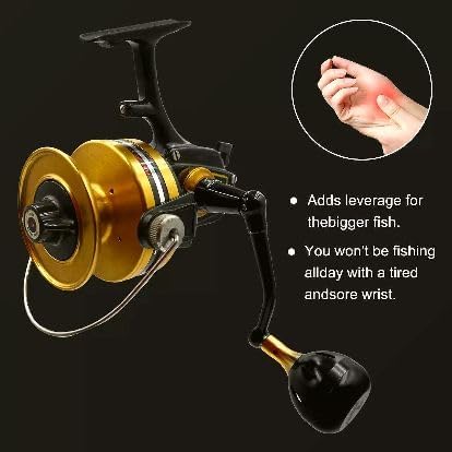 Power Handle for Penn Spinfisher 750SS and 850SS Reel Plug and Play 76mm