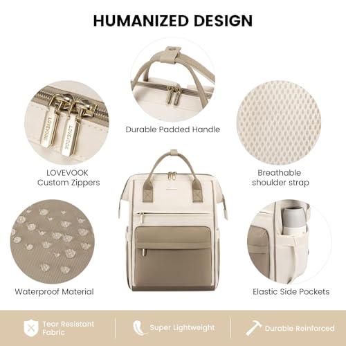 Mochila LOVEVOOK para portátil 15.6 pulgadas para mujer miniatura 4