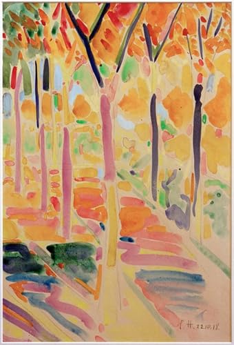 Toile dans le jardin du château de Pretzfeld paysage impression 60x90