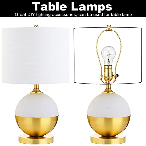 Qc BRASS-860248 8 Inch Lamp Harp - 2 Set, Detachable Lamp Shade Holder For Table And Floor Lamps, Heavy Duty Lamp Shade Bracket thumb #5