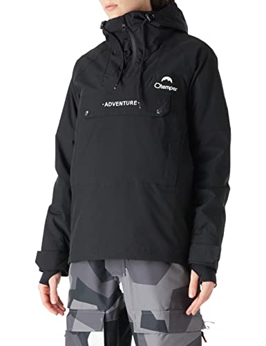 Kirnusino Ski Jackets For Women Snow Coat For Women Windbreaker Waterproof Mountain Windproof Snow Coat Warm Winter-Black-S #TOP2