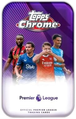 2025-26 Topps Chrome Premier League Cards - Tin (20 Cards) - 1