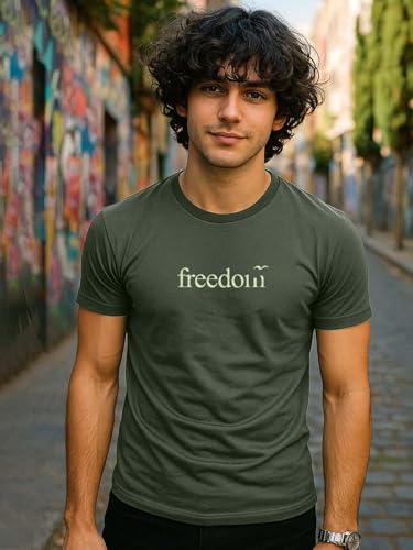 Image of Nobero Men's Regular Graphic Printed T-Shirt for Men | Soft Cotton | Classic Fit | Printed Casual Tshirt for Men
