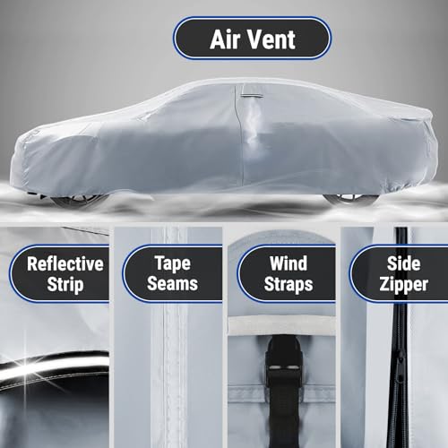 Image of iCarCover Fits 1965-1981 Rolls-Royce Silver Shadow Car Cover Automobiles Form-Fit Padded Full Exterior Waterproof Automobiles Protection Covers