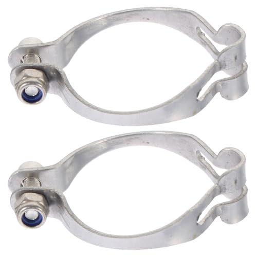IMIKEYA Clips Câble Vélo en Acier Lot de 2 pour Collier Serrage Métallique Câbles Frein Vtt et Vélo de Route Facile à Utiliser Compact