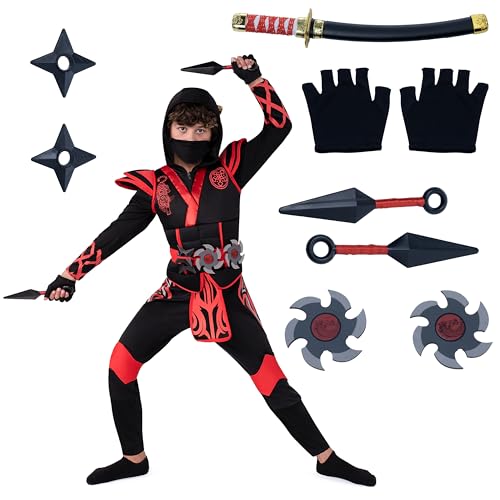Spooktacular Creations Ninja Costume For Kids cover