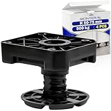 MONTERAL 4 Piezas Patas para Muebles Regulables 50-75 mm Plataforma de Montaje 92x80 mm Capacidad de Carga 500 kg - Patas Muebles Cocina - Garantía de 10 Años
