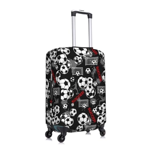 Soccer Football Travel Luggage Cover Suitcase Protector Washable Baggage Covers Fits 18-30 Inch Casesmall3