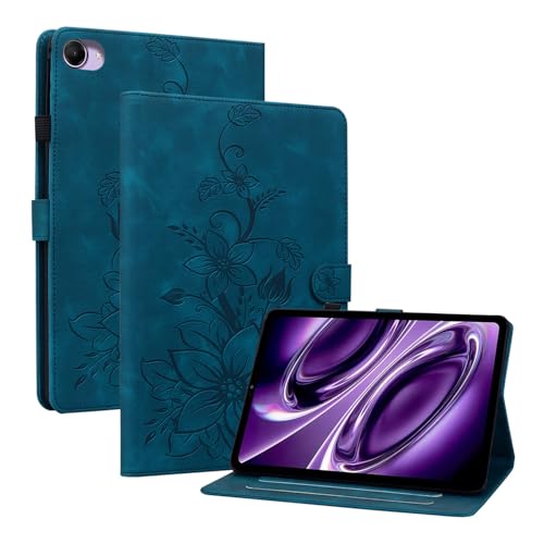 FKQLH Etui do Xiaomi Redmi K Pad 2 Tablet 8,8 cala, cienka lekka osłona ze skóry PU z uchwytem na długopis, niebieskie