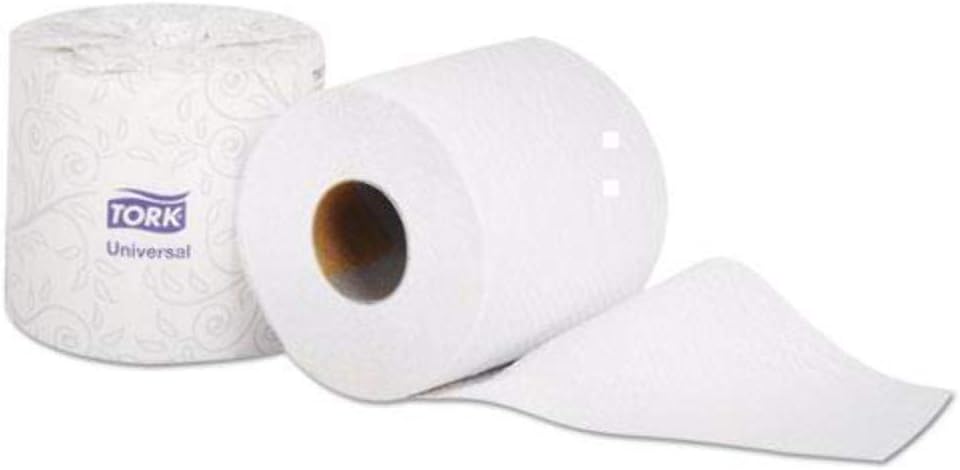 Tork TS1636S Universal Single-Ply Toilet Tissue Roll, White, 96 Rolls