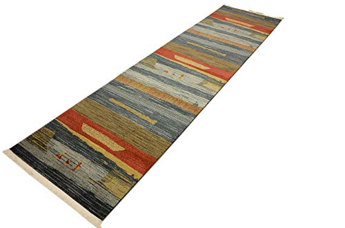 Tapete decorativo Unique Loom Fars Collection 80x305 cm azul miniatura 6