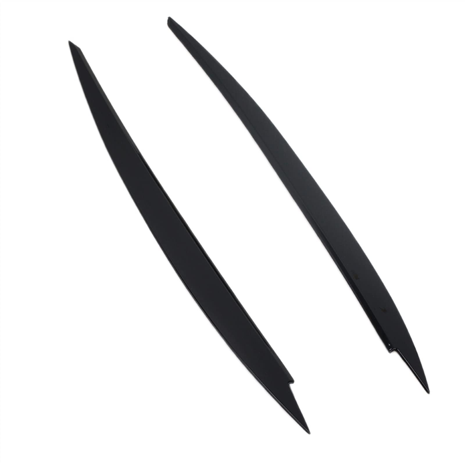 Car Headlight Eyelid Eyebrow Cover Trim Sticker for Golf 7 MK7 VII GTI GTD R 2013-2018 Accessories(Black)