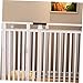 Toyvian 4pcs Baby Gate Extension Kit for Stairs Dog Gate Reinforcement Groove No Drill