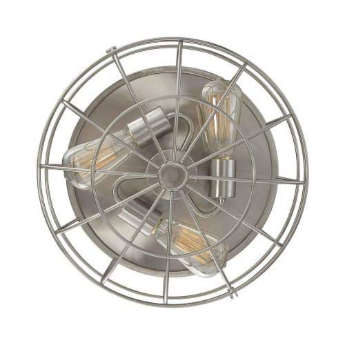 Savoy House 6-8074-15-13 Scout 3-Light Flush Mount In English Bronze #TOP1